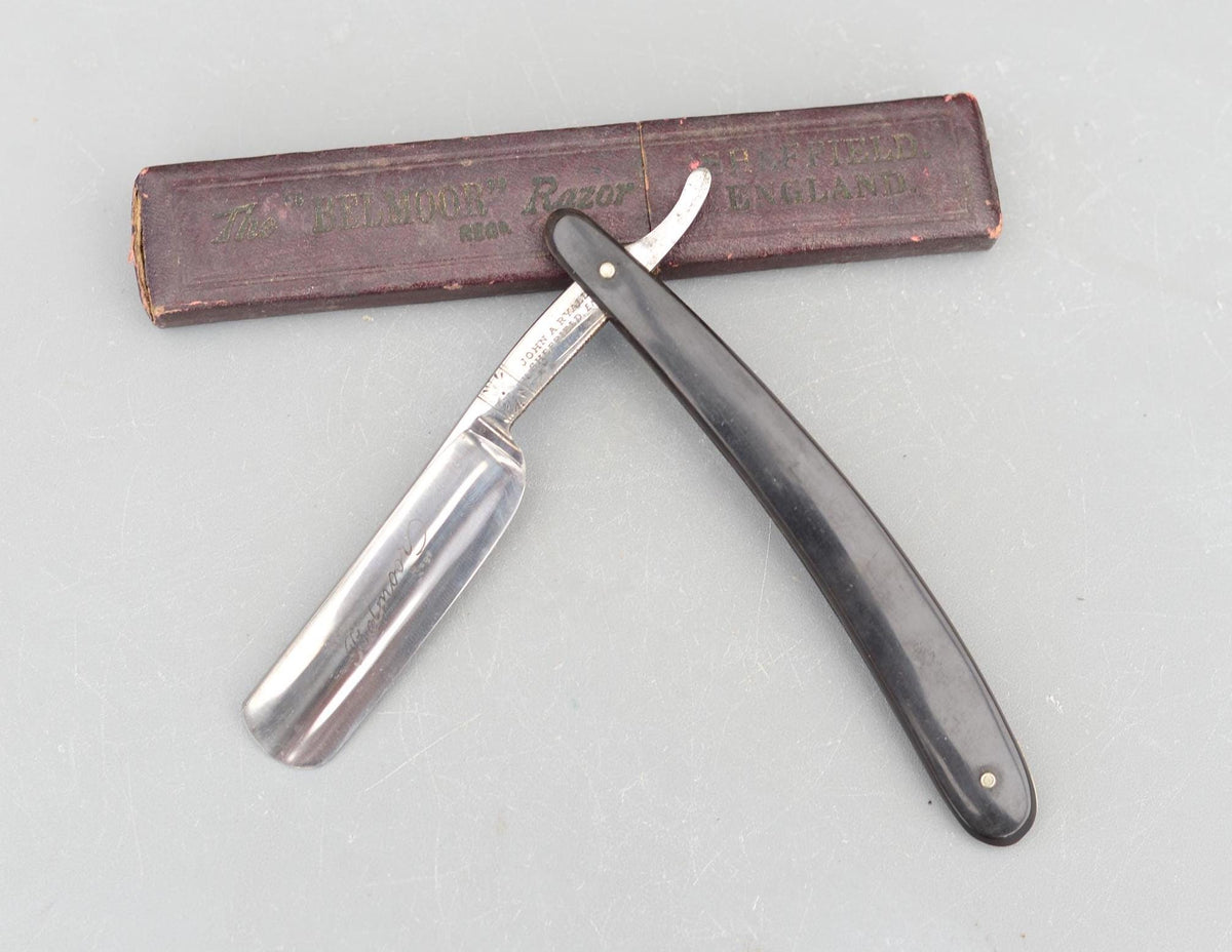 Vintage Rare BELMOOR John A.Ryall Sheffield Straight Razor
