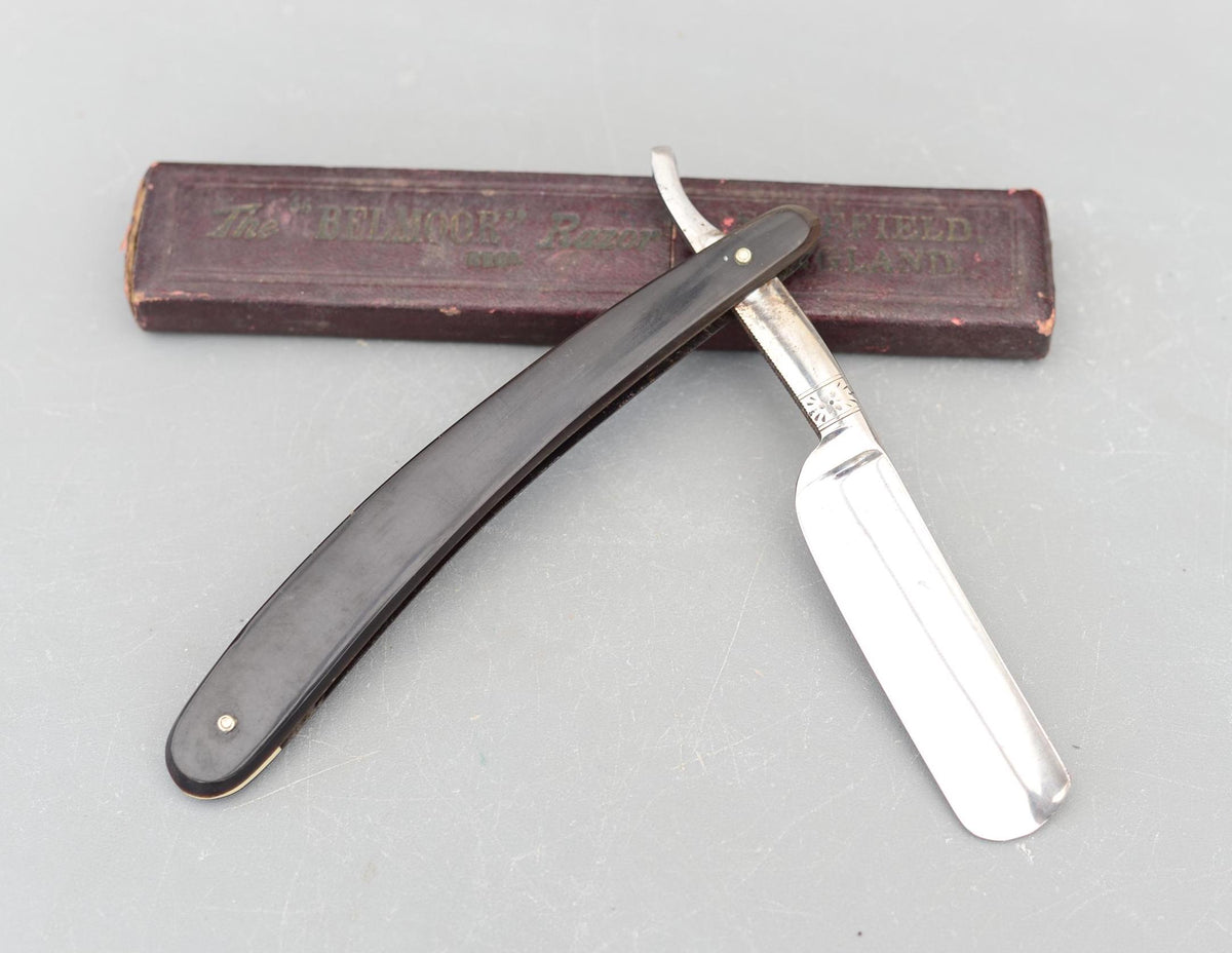 Vintage Rare BELMOOR John A.Ryall Sheffield Straight Razor