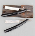 Set 2 Vintage Hollow Ground Sheffield Straight Razors Fully Warranted