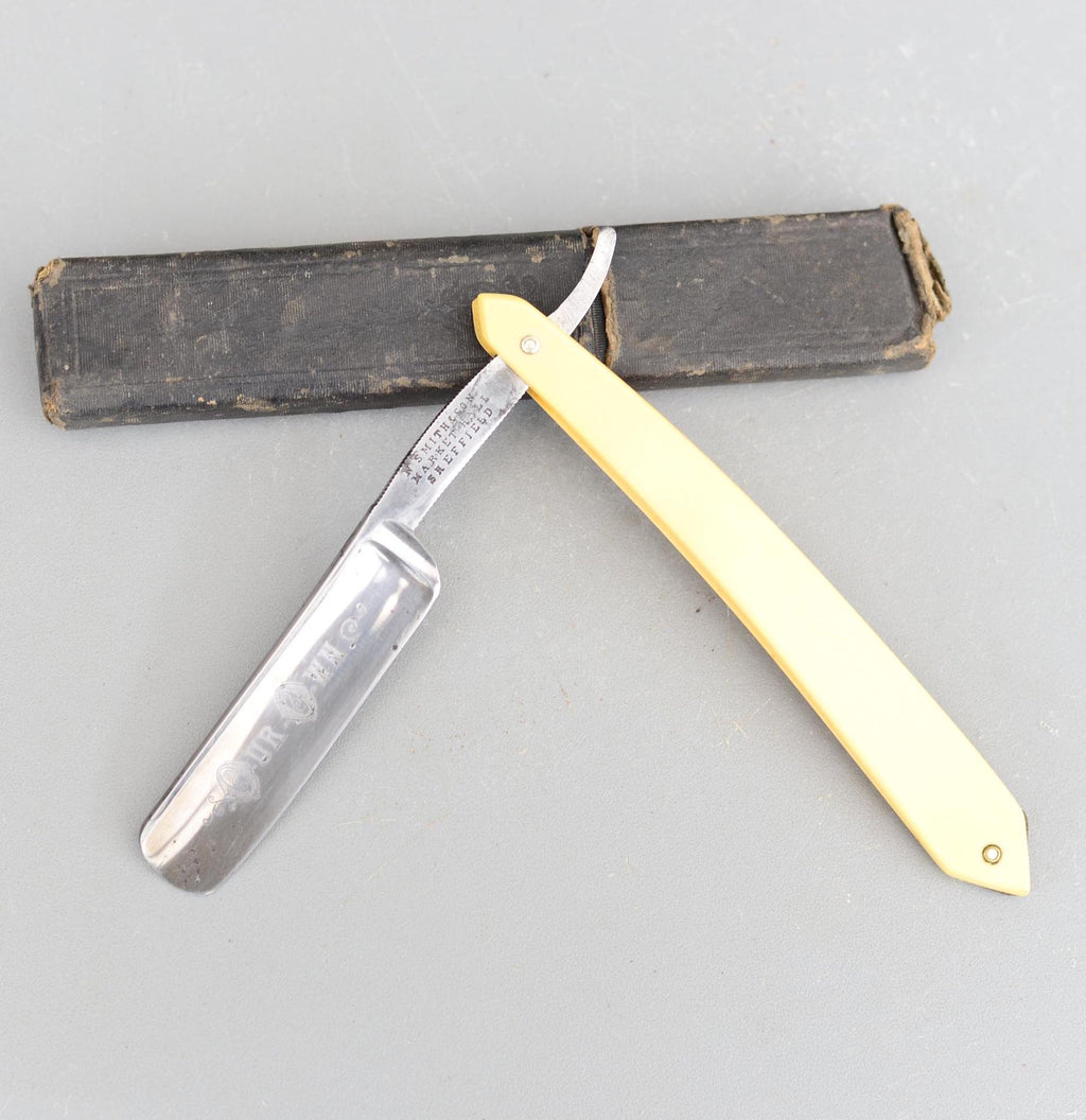 Vintage OUR OWN N.Smith & Son Sheffield Straight Razor