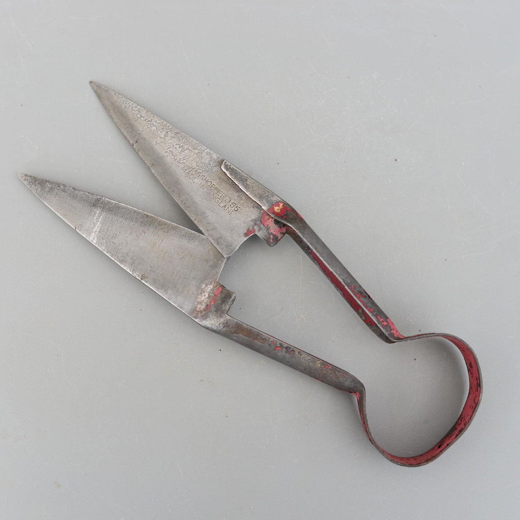 Vintage Grasshopper No 155 England Sheep Shears Topiary Trimming