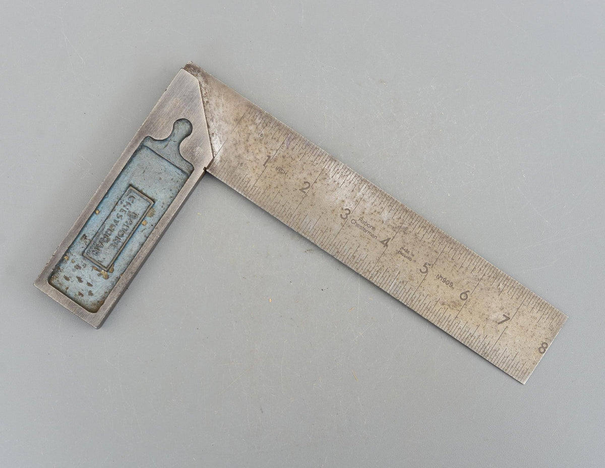 Vintage Rabone Chesterman No 1909 All Steel Try Square 8''