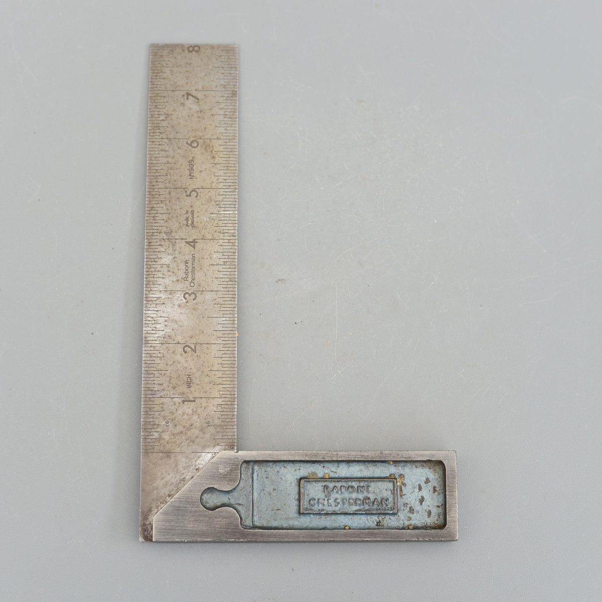 Vintage Rabone Chesterman No 1909 All Steel Try Square 8''