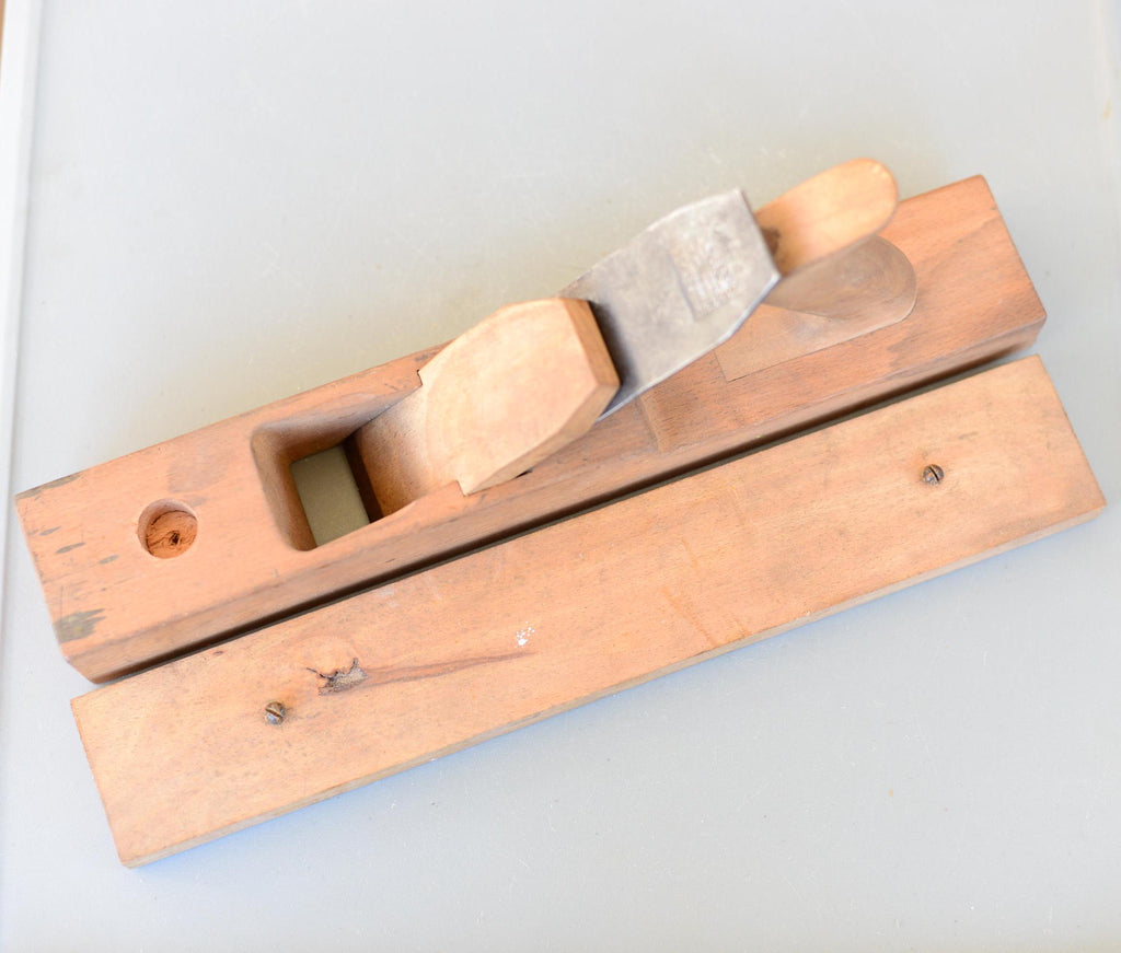 Vintage Wooden Plane Iron W.Marples & Sons Hibernia Sheffield