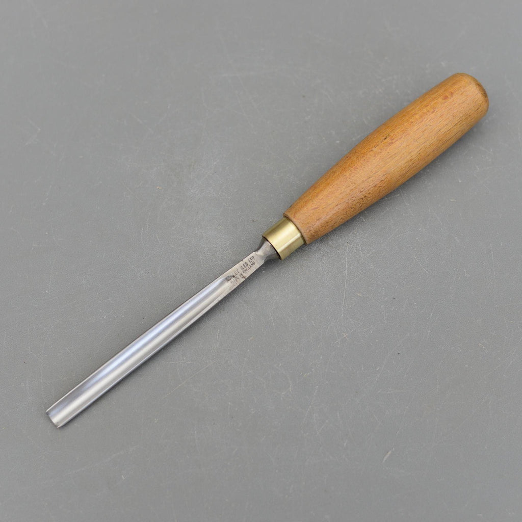 Vintage 10mm Ashley Iles Straight Carving Gouge No8 Chisel