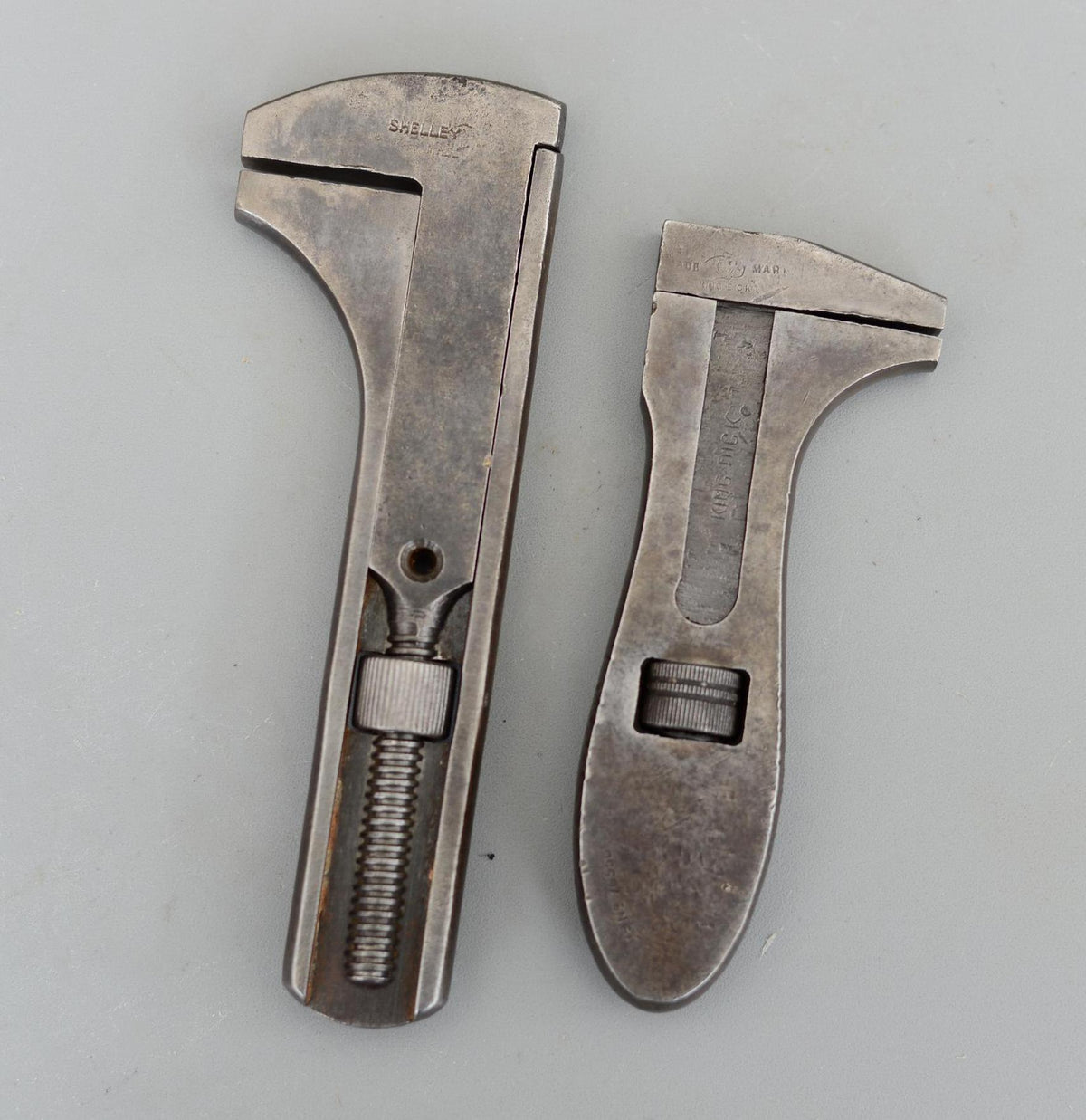 Set 2 SHELLEY & King Dick Abingdon Bulldog Adjustable Spanner Wrench