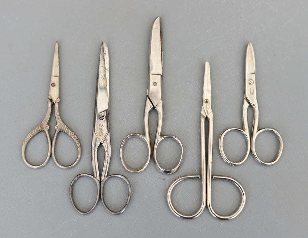 5 Vintage Rare Sheffield Tailors Scissors Sewing Shears