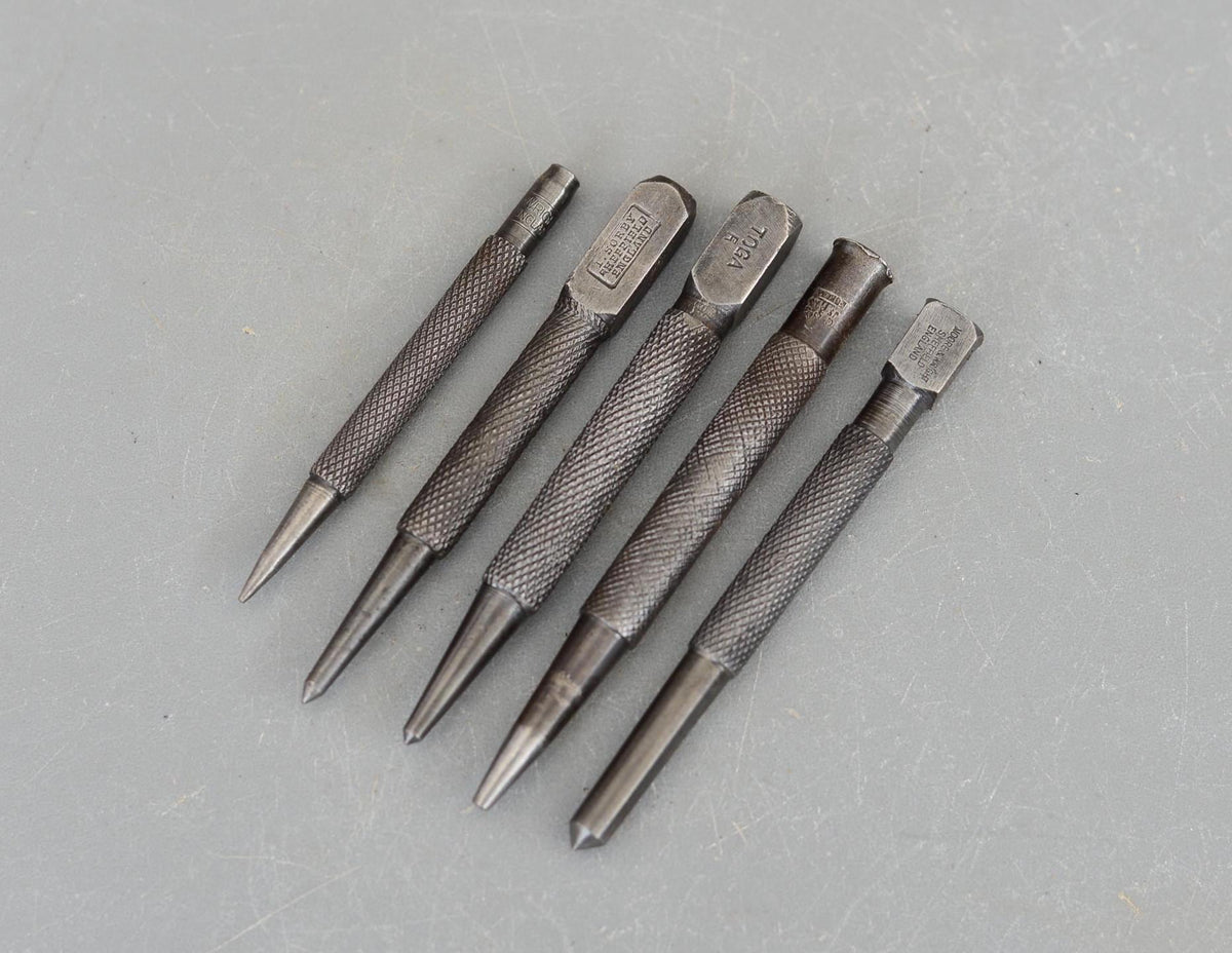 Set 5 Vintage Punches I.Sorby Toga Moore Wright JSS Sheffield