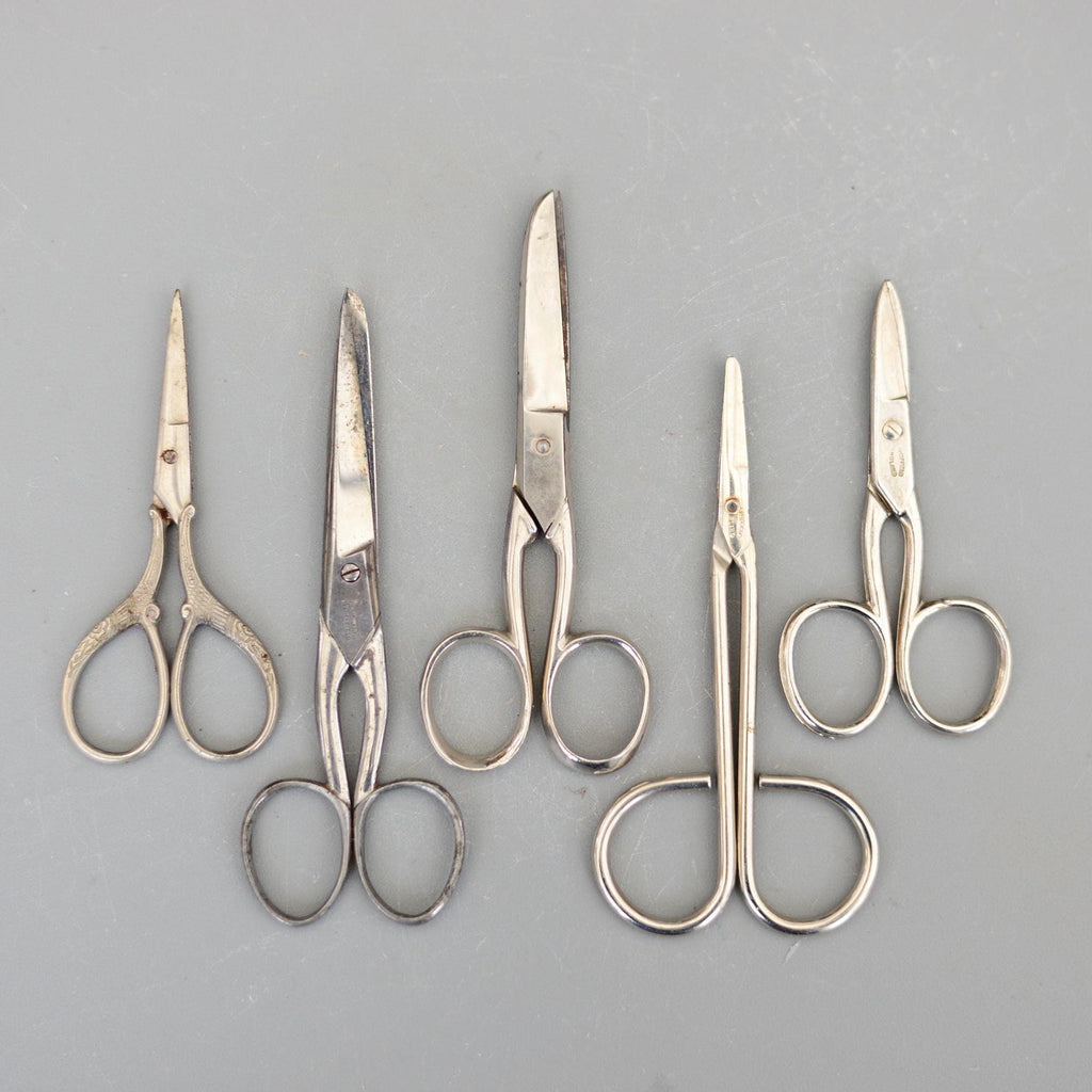 5 Vintage Rare Sheffield Tailors Scissors Sewing Shears