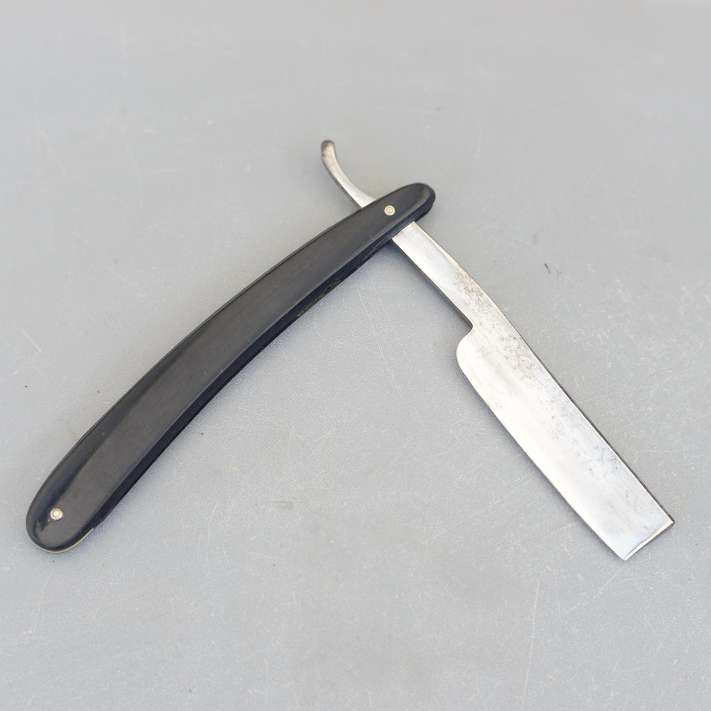 Vintage Made & Ground in Sheffield Straight Razor Hollow 1 Side