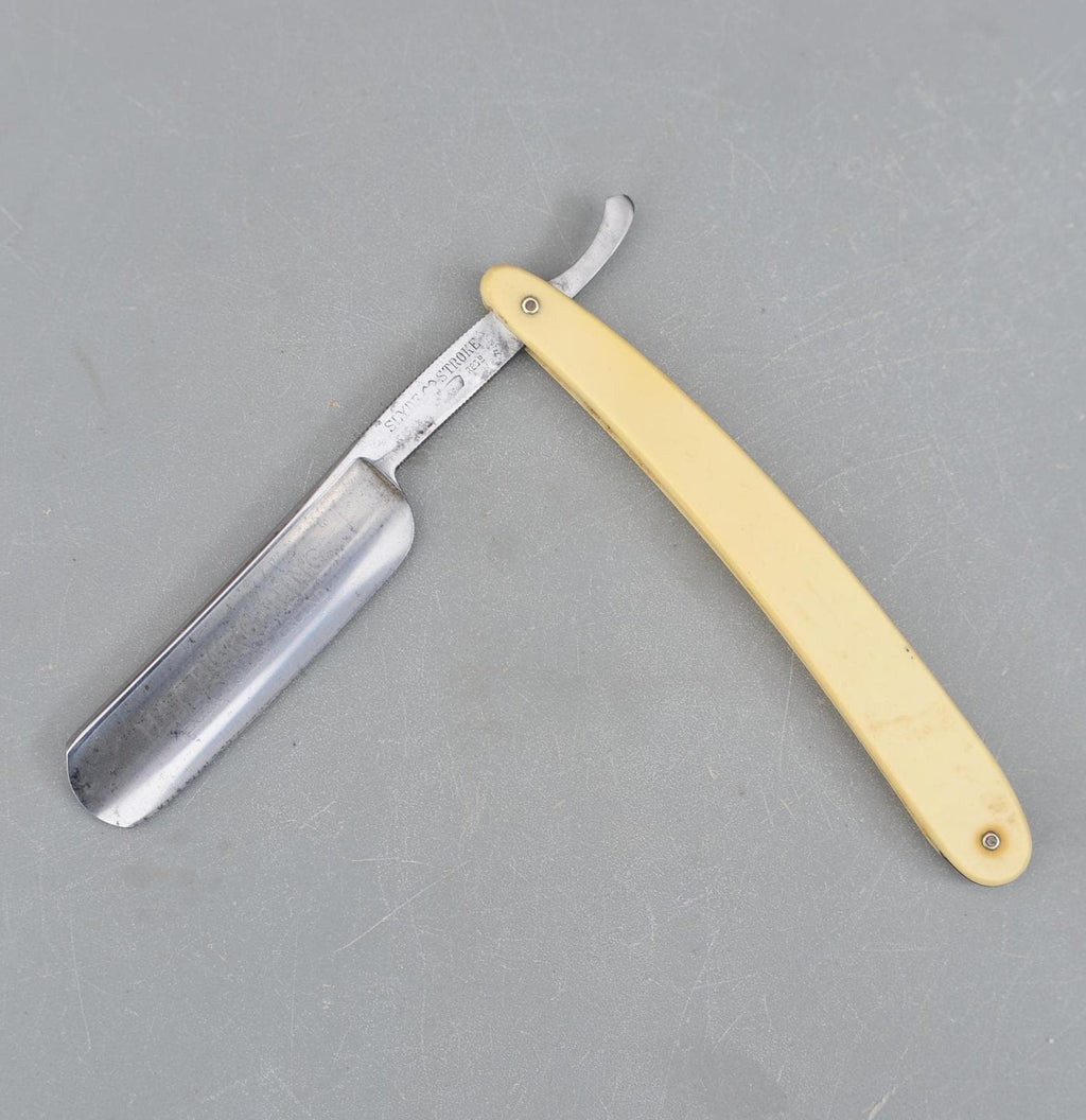 Vintage Slyde Stroke Hamburg Ring Germany Straight Razor