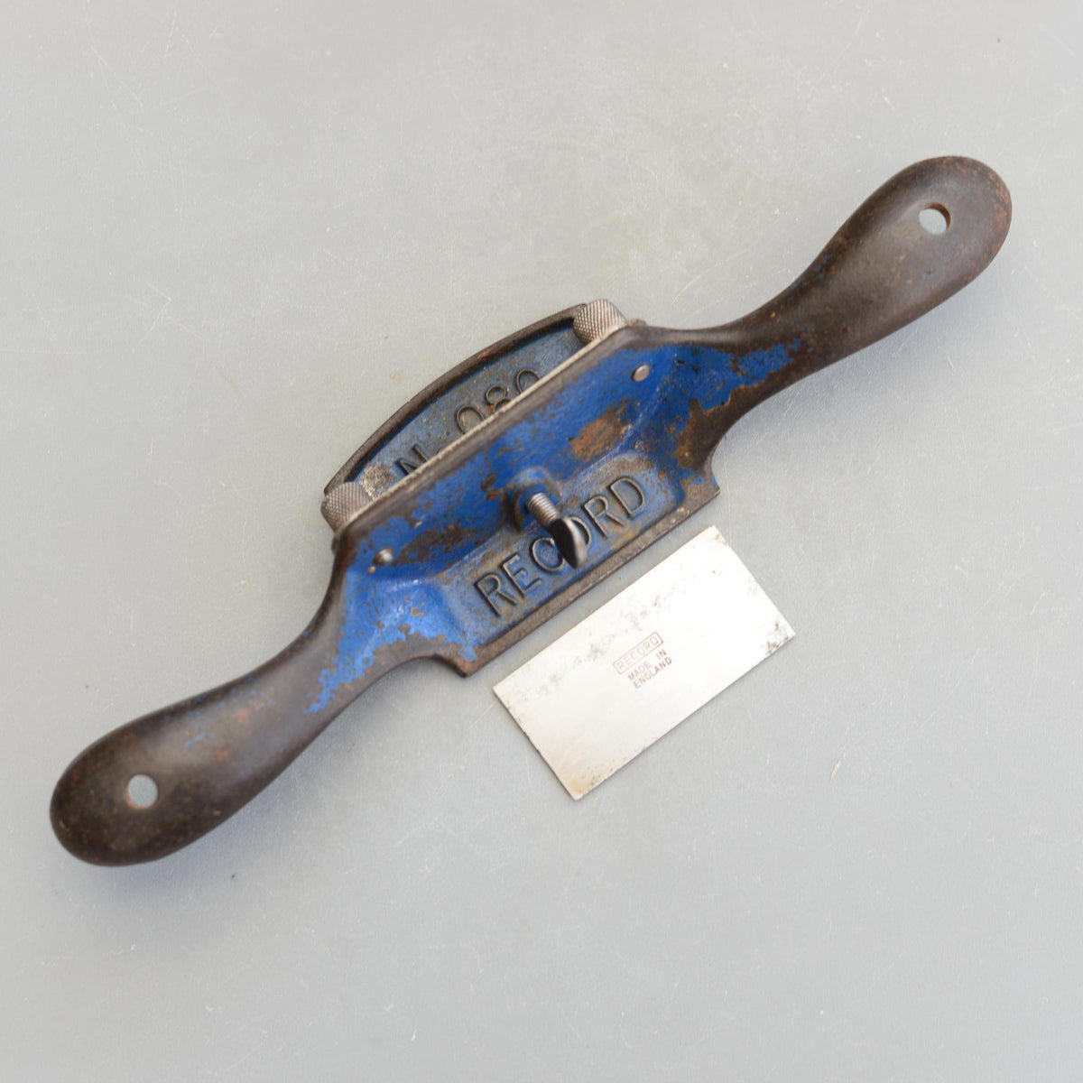 Vintage Record No 080 Cabinet Scraper Spokeshave Made in England