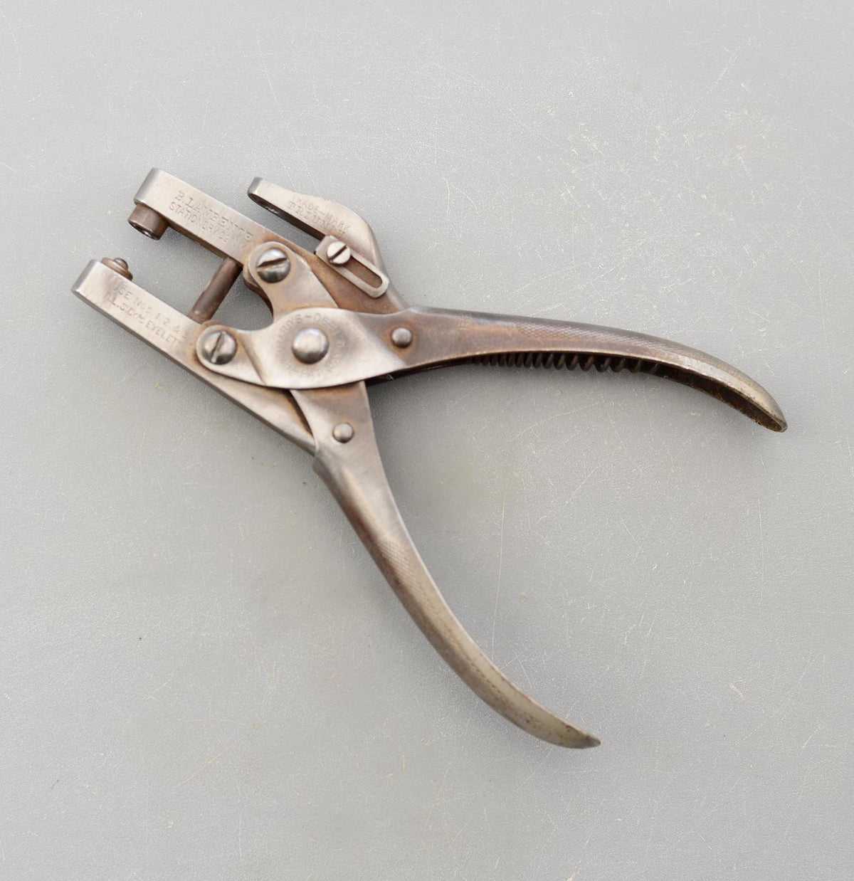 Vintage William Schollhorn Company New Haven Connecticut Rivet Pliers