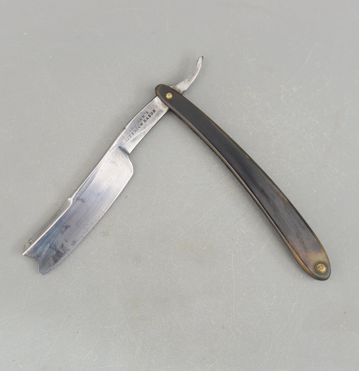 Vintage Rare James Bingham Criterion Wedge Straight Razor