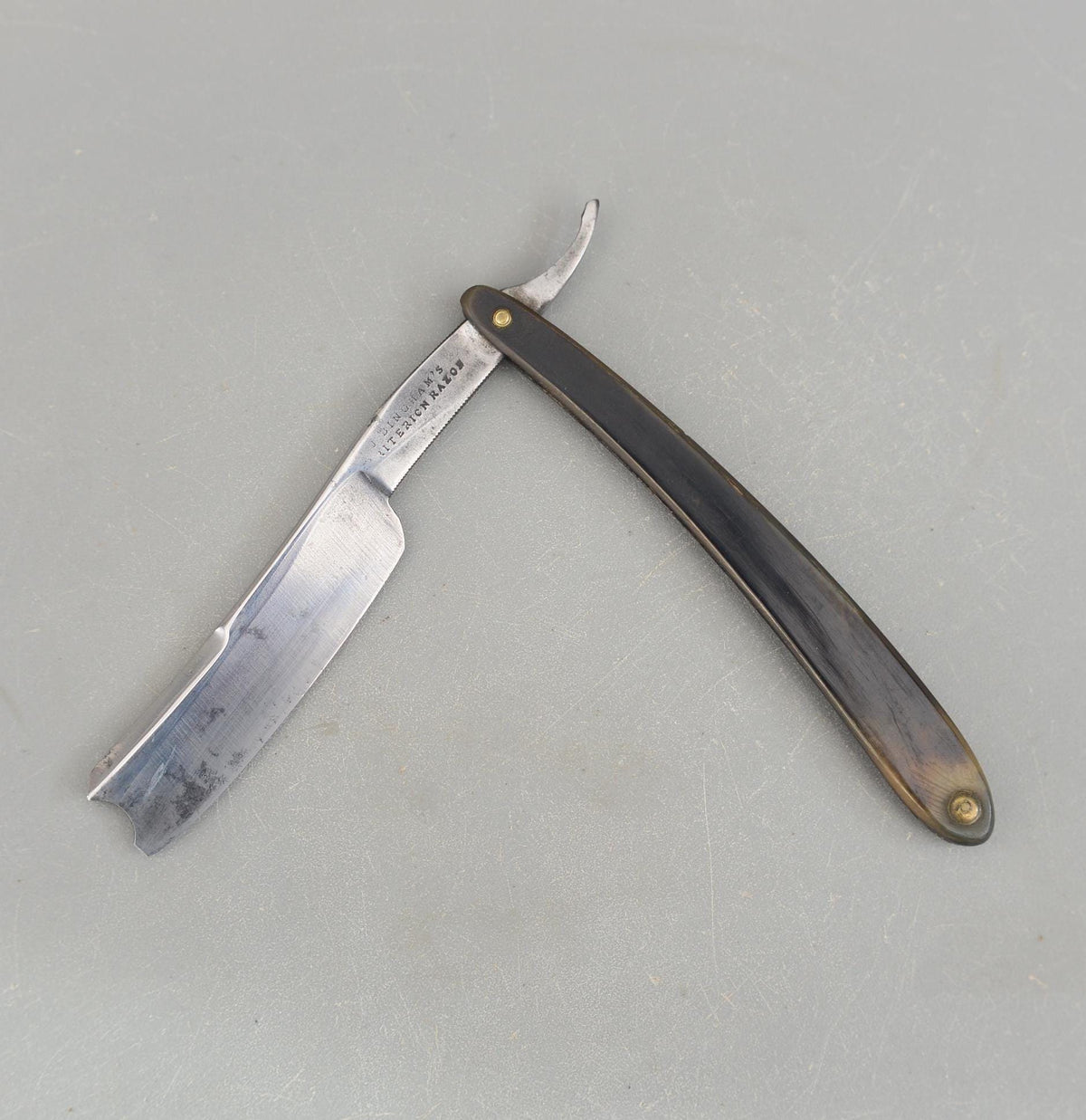 Vintage Rare James Bingham Criterion Wedge Straight Razor