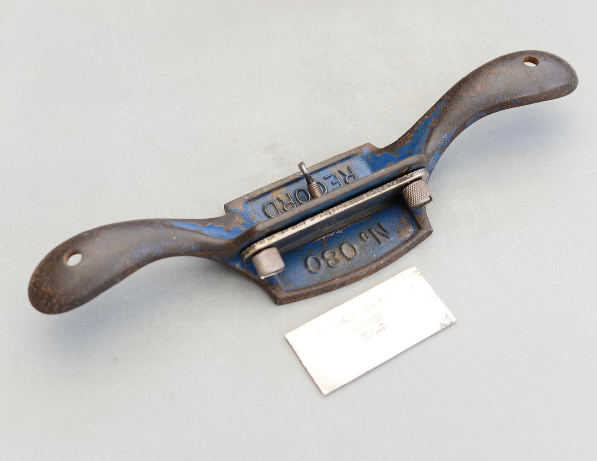 Vintage Record No 080 Cabinet Scraper Spokeshave Made in England