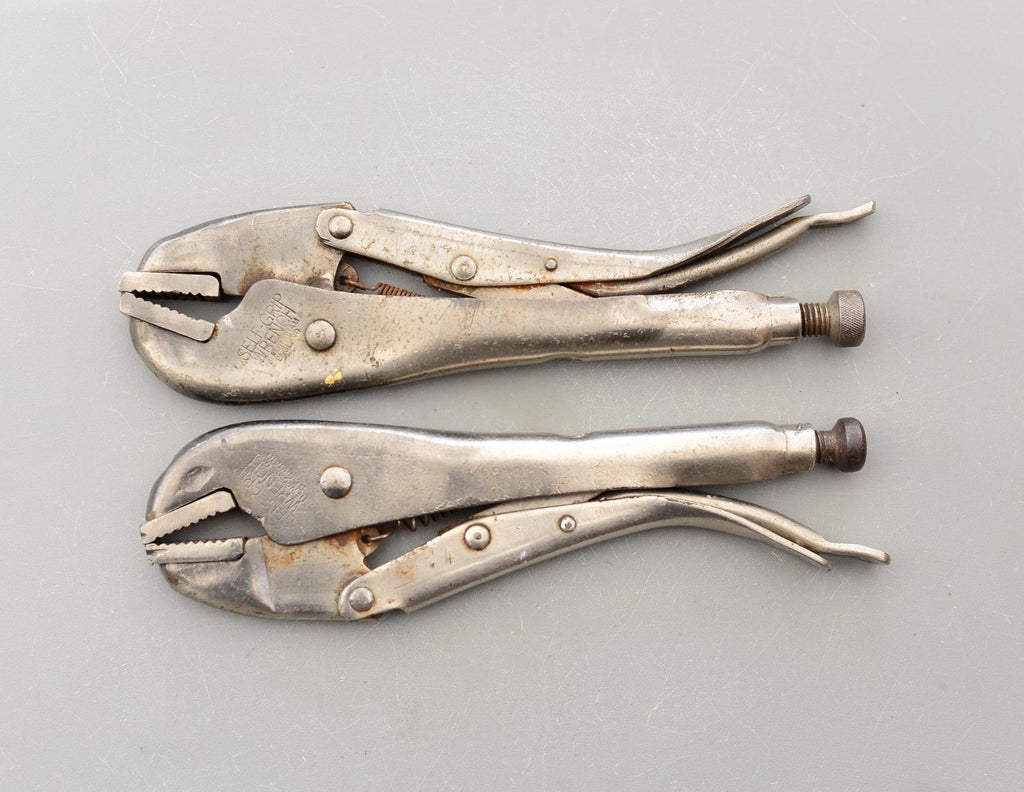 Set 2 Large 9'' MOLE Self Grip Welding Wrench Pliers
