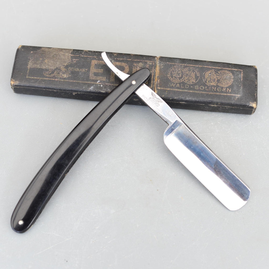 Vintage ERN 1915 Hamburg Ring Try Me Germany Straight Razor