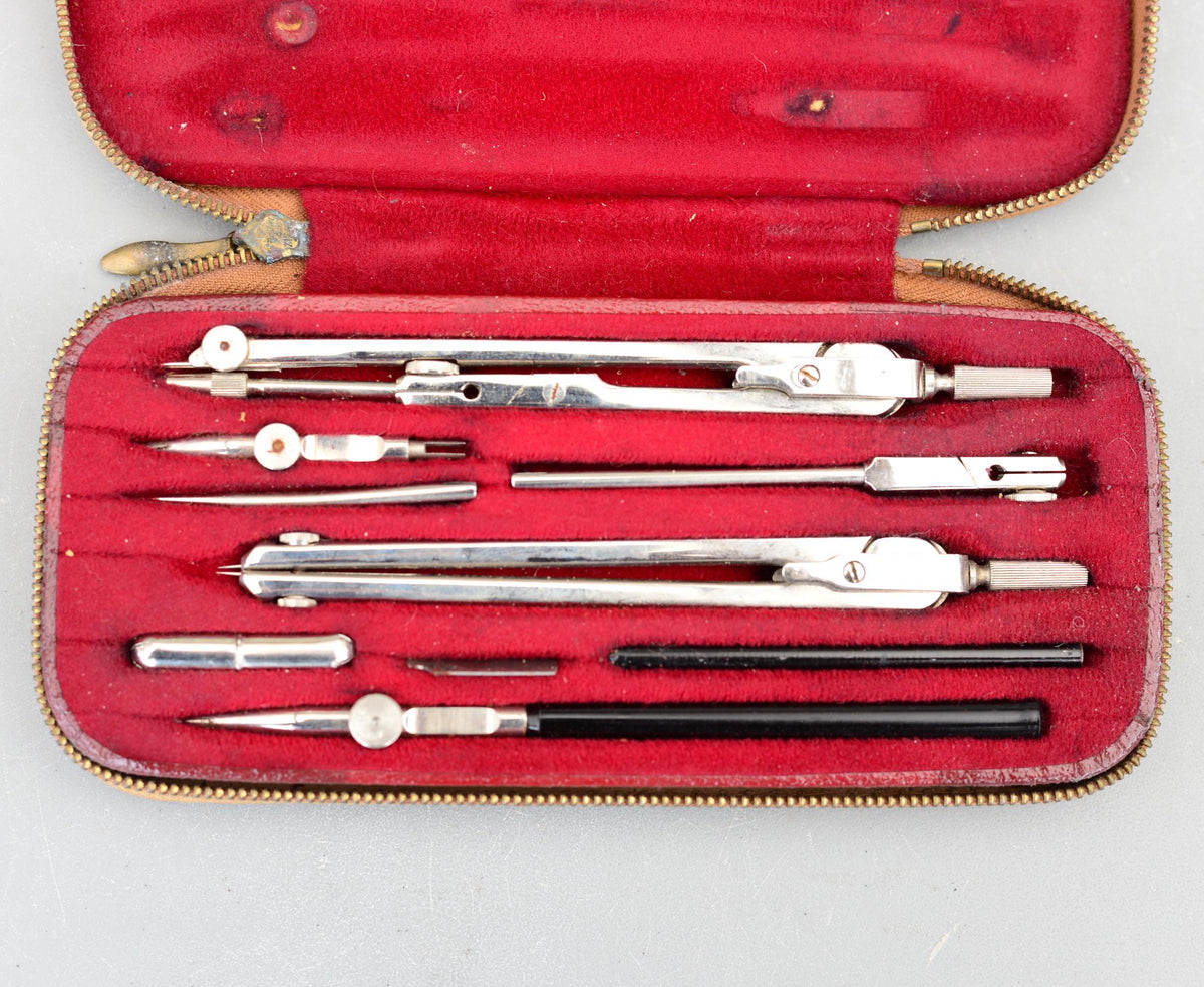 Vintage EMU No 236-19 Germany Draughtsmen Technical Drawing Set