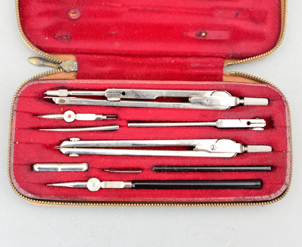 Vintage EMU No 236-19 Germany Draughtsmen Technical Drawing Set