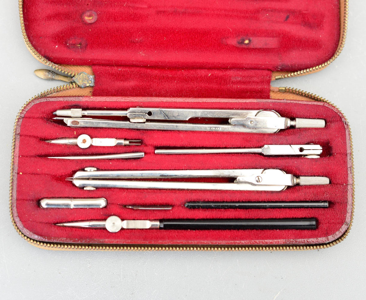 Vintage EMU No 236-19 Germany Draughtsmen Technical Drawing Set