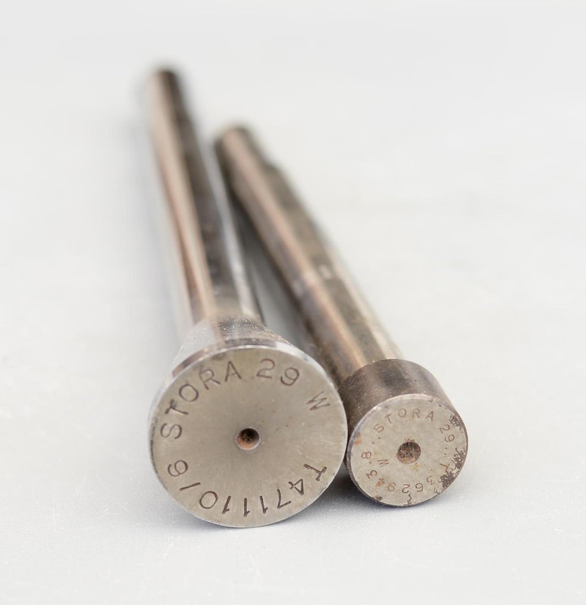 Set 2 Vintage STORA 29 Anvil Stake Steel Round Head Watchmaker