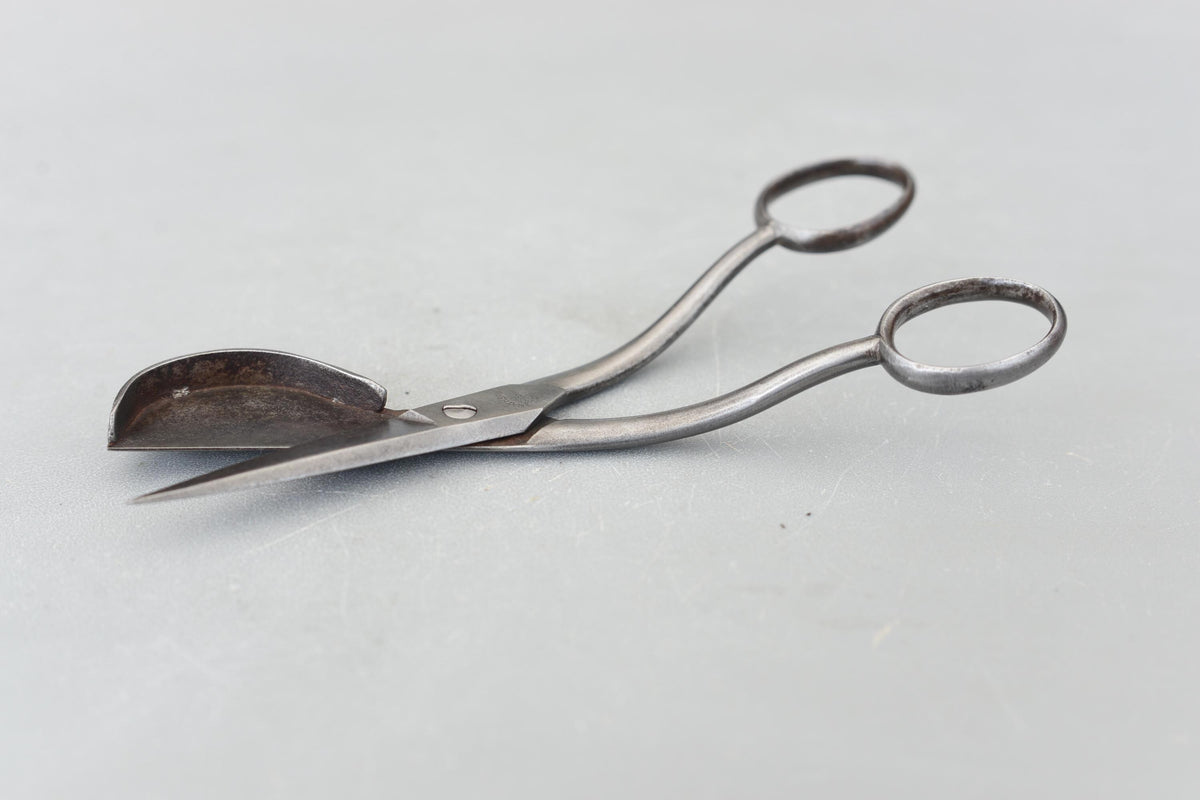 Vintage R.Mather & Son Sheffield Candle Snuff Snuffing Snuffer Scissors