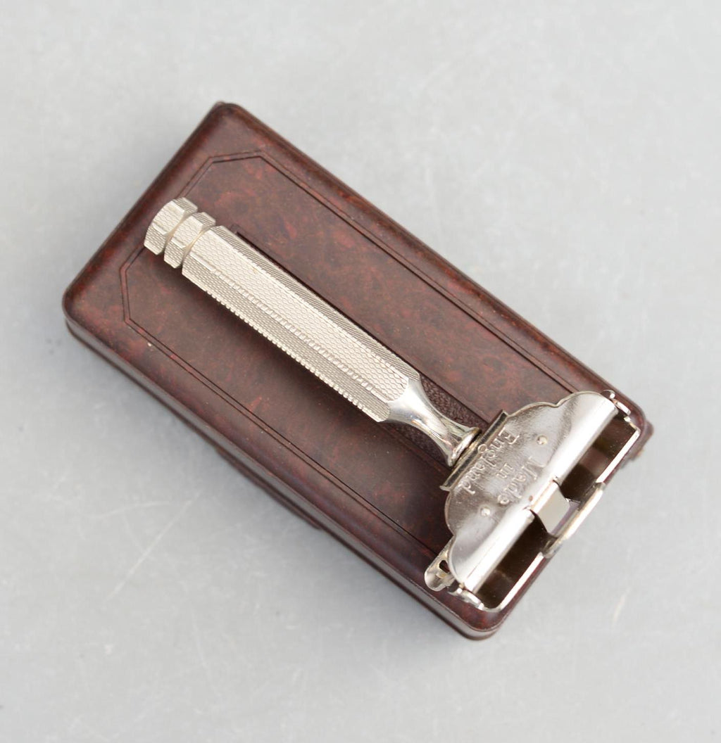 Vintage Ever Ready Travel Safety Razor Set England