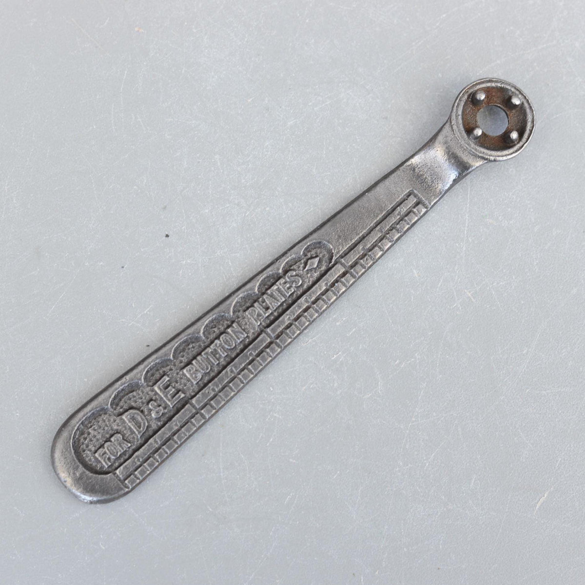 Vintage Jacksons Patent Button Plates Spanner D & E No 2 3 Size
