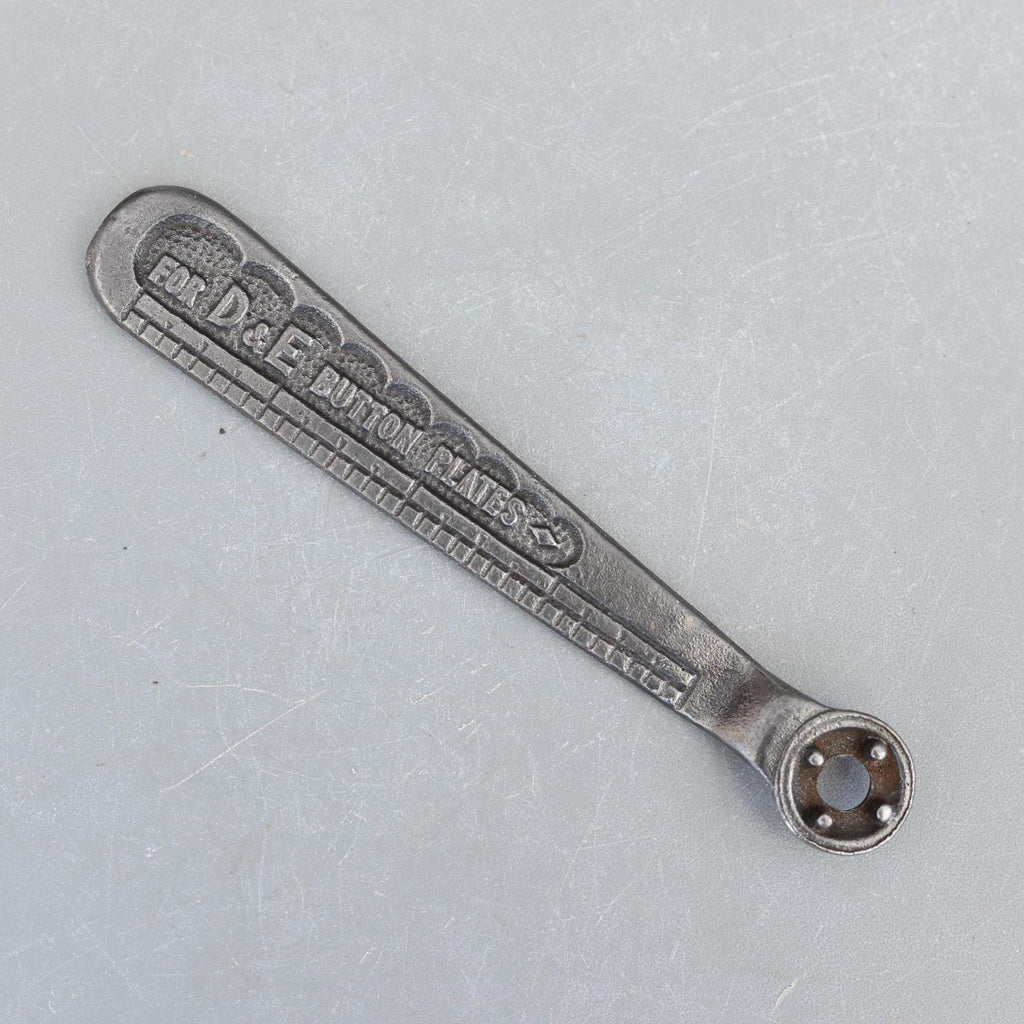 Vintage Jacksons Patent Button Plates Spanner D & E No 2 3 Size
