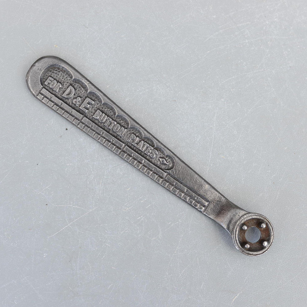 Vintage Jacksons Patent Button Plates Spanner D & E No 2 3 Size