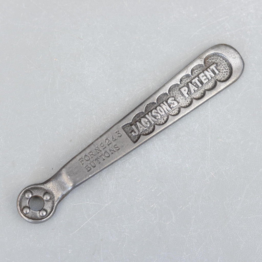 Vintage Jacksons Patent Button Plates Spanner D & E No 2 3 Size