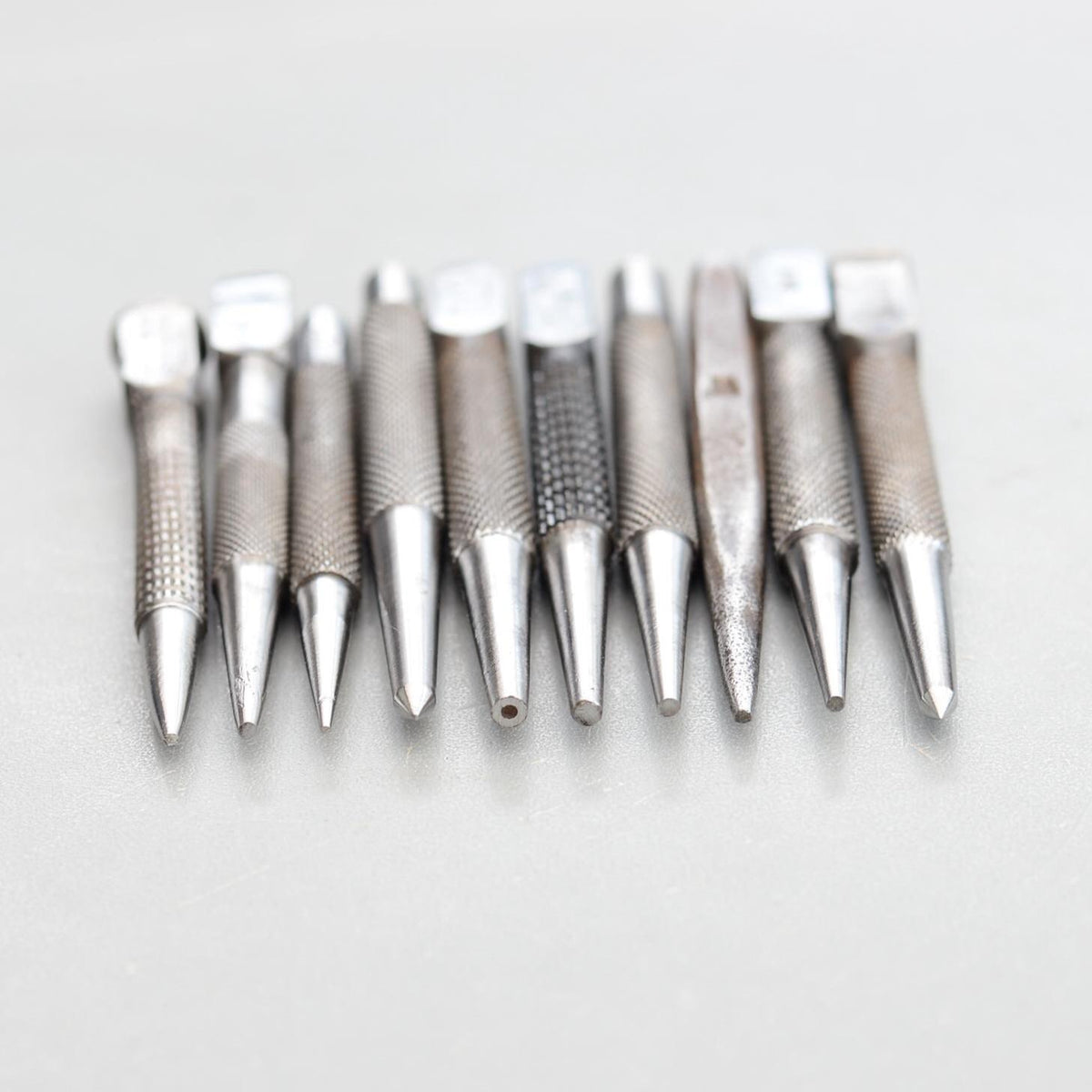 Set 10 Vintage Stanley Toga Miller Falls Footprint W.Marples Centre Punches