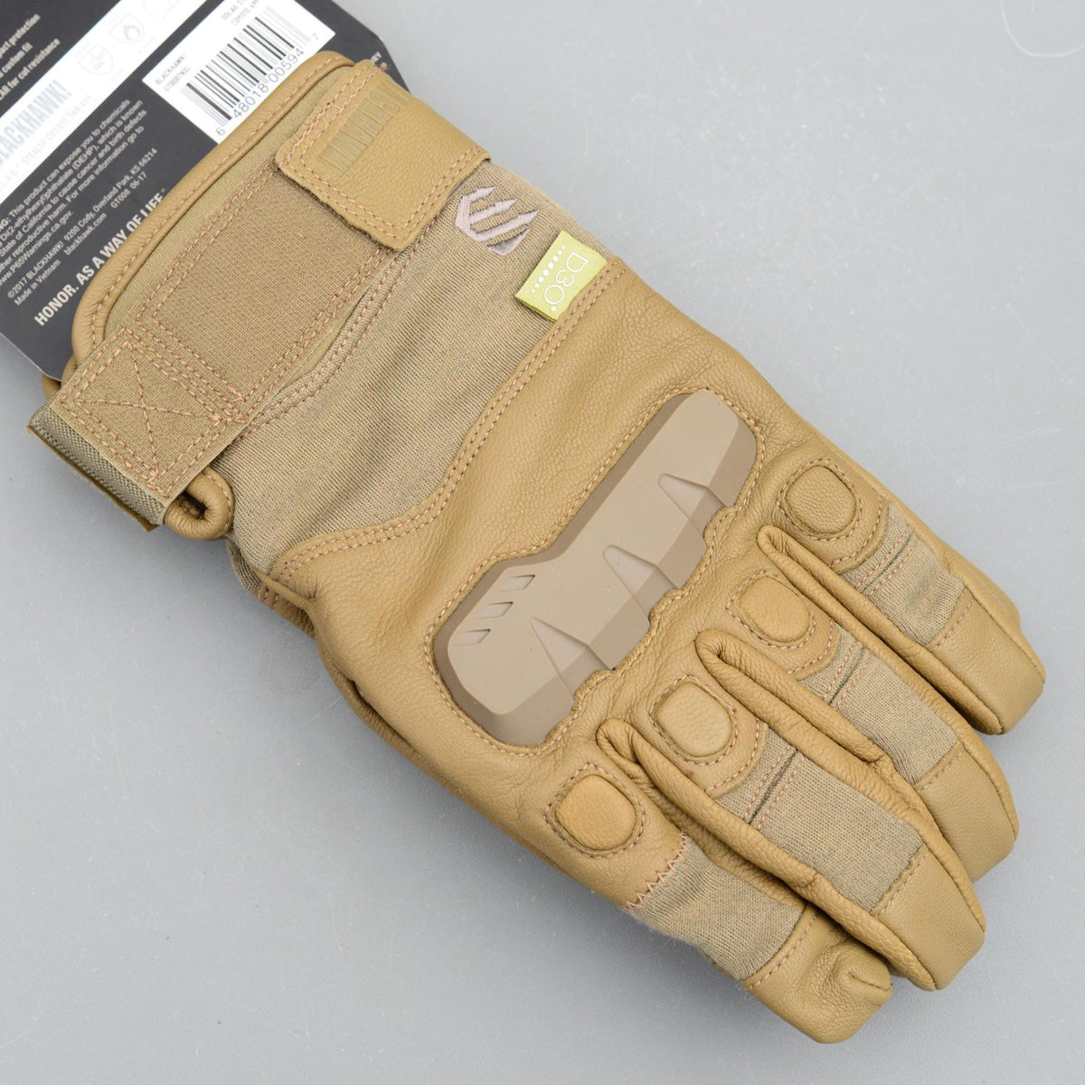1 Blackhawk SOLAG Stealth Coyote 499 Touch Screen Compatible Hard Knuckle Cut Flame Resistant Glove XL EU8 / S EU5