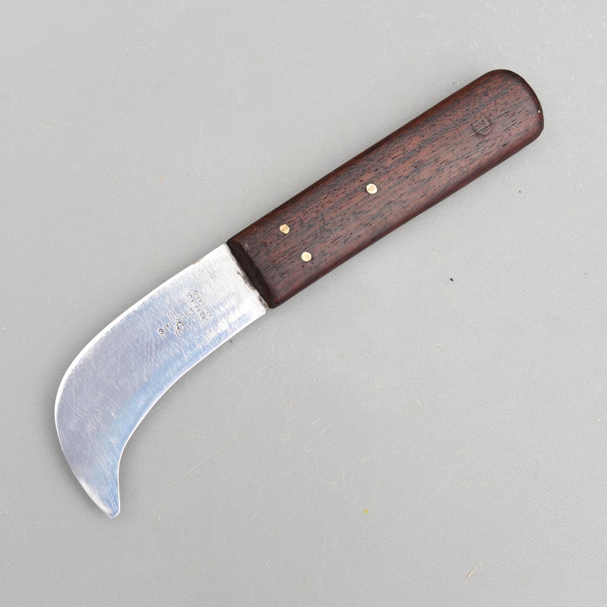 Vintage SPIDER Brand Sheffield Leatherworkers Curved Leather Tool