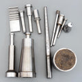 Set Vintage Jewelry Tools Anvil Stake Steel Round Head Watchmaker Jeweler