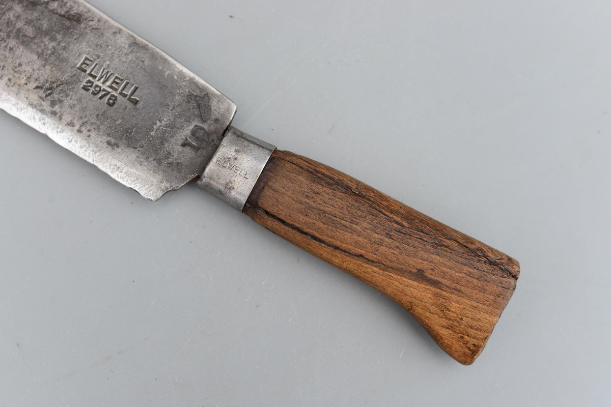Vintage Elwell Newtown Pattern Billhook 2976-10 England Chopper Butcher Cleaver
