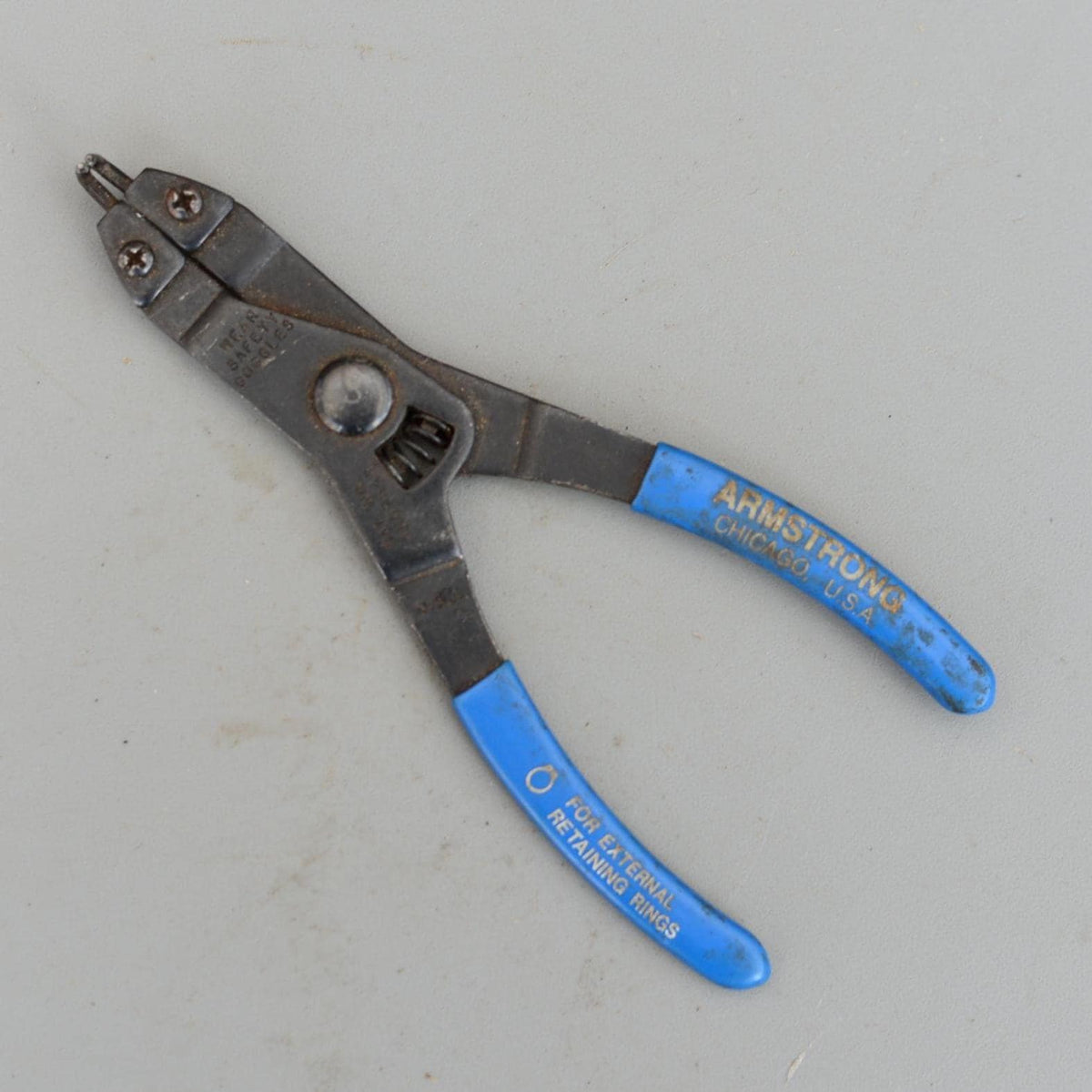 Vintage Armstrong Pliers External Retaining Rings Chicago USA