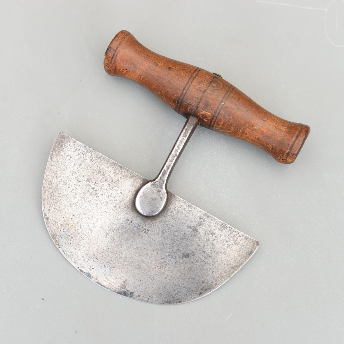 Vintage W&C Wynn Victorian Herb Chopper Dough Cutter Half Round Mincing Tool