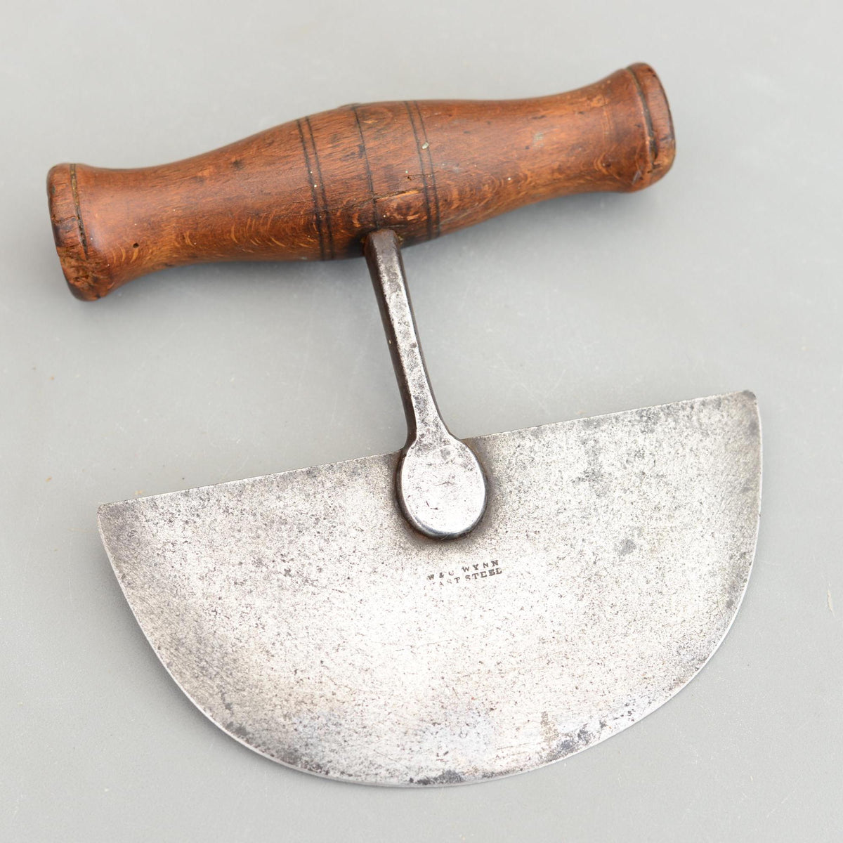 Vintage W&C Wynn Victorian Herb Chopper Dough Cutter Half Round Mincing Tool