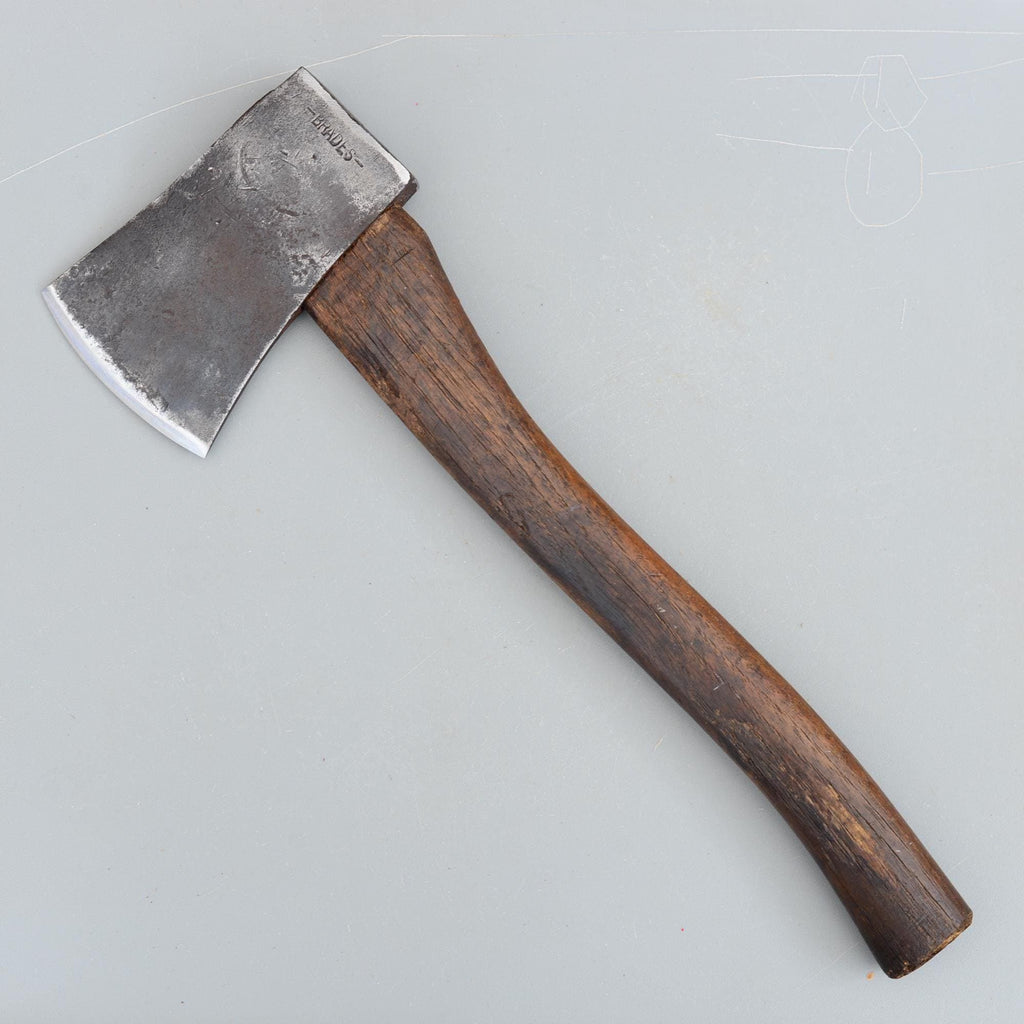 Vintage BRADES Made in England Axe Carpenters Survival Camp Bushcraft Ax