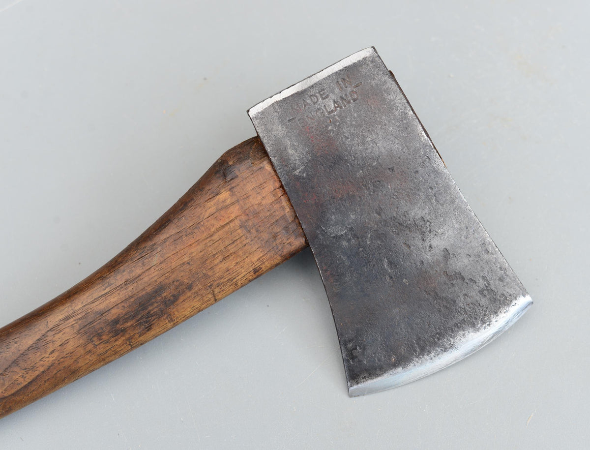 Vintage BRADES Made in England Axe Carpenters Survival Camp Bushcraft Ax
