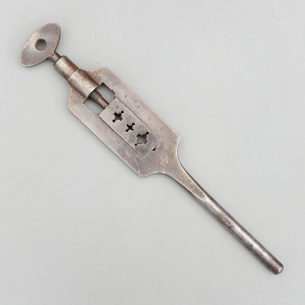 Vintage Compass Square Brand Steel Adjustable Screw Plate Thread Gauge