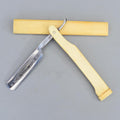 Vintage PASS Solingen Straight Razor Germany Say an Say Silver Steel