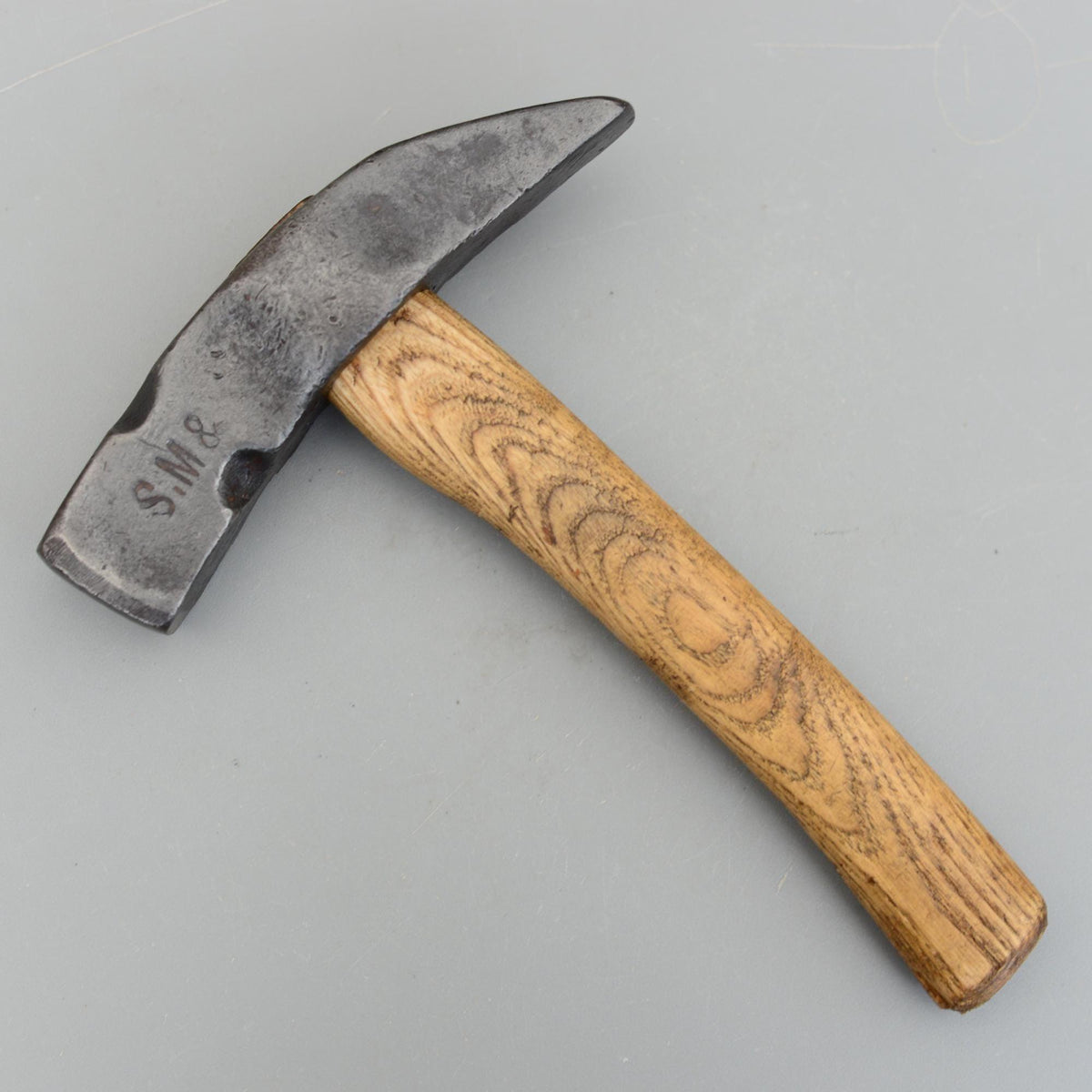 Vintage Rare S.M& Huge Curved Brick Hammer Pick Miners