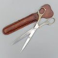Vintage J.A.Henckels Zwillingswerk Solingen Ornate Scissors & Case