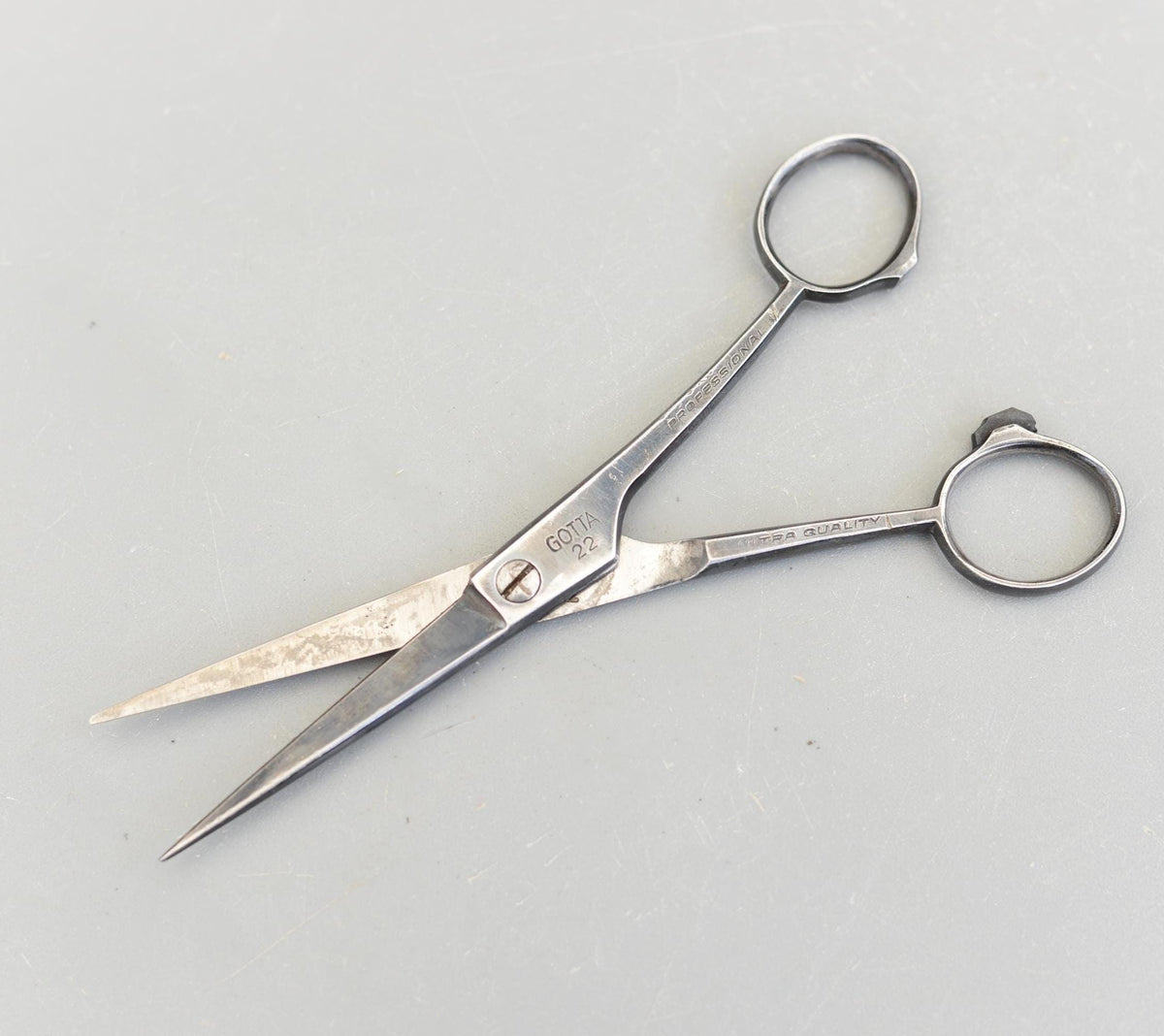 Vintage Grah & Plumacher Gotta 22 Hairdressing Scissors 6" Solingen