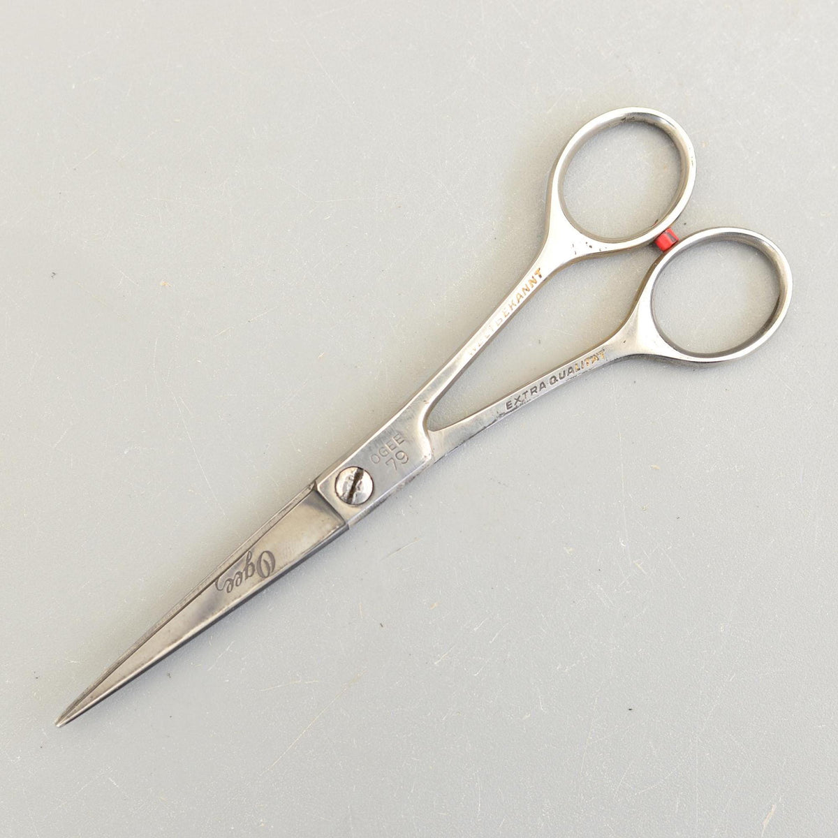 Vintage Ogee Solingen No79 Hairdressing Scissors 6 1/2''