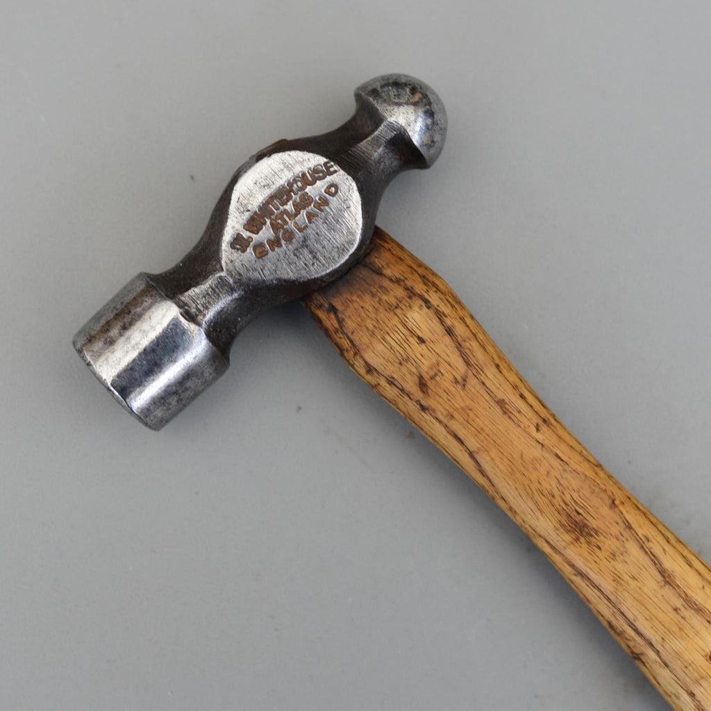 Vintage W. Whitehouse Atlas Forge 1/2 Small Ball Pein Hammer England