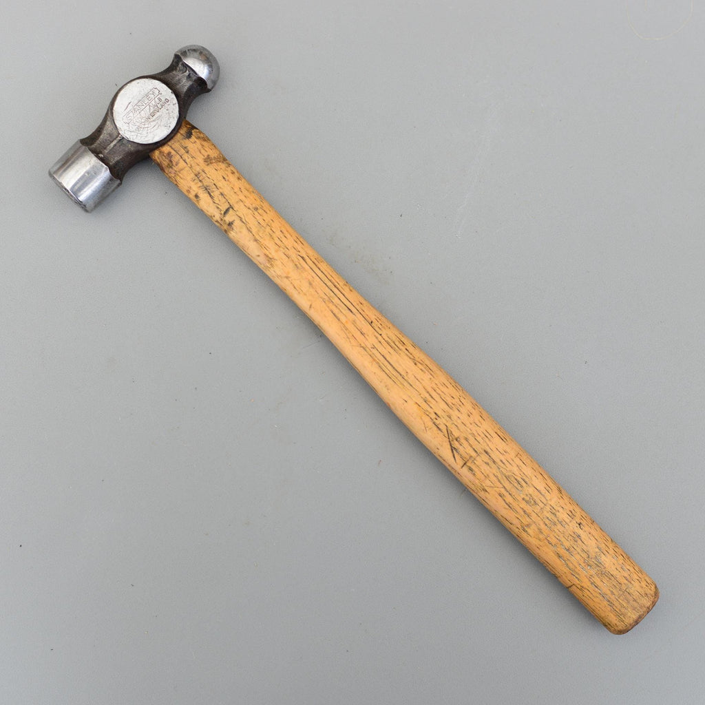 Vintage Stanley 308 Ball Pein Hammer 1/2LB Made in England